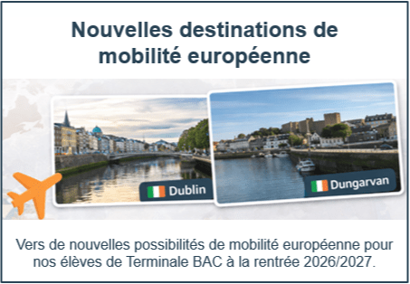 Nouvelles destinations de mobilité européennes pour 2027